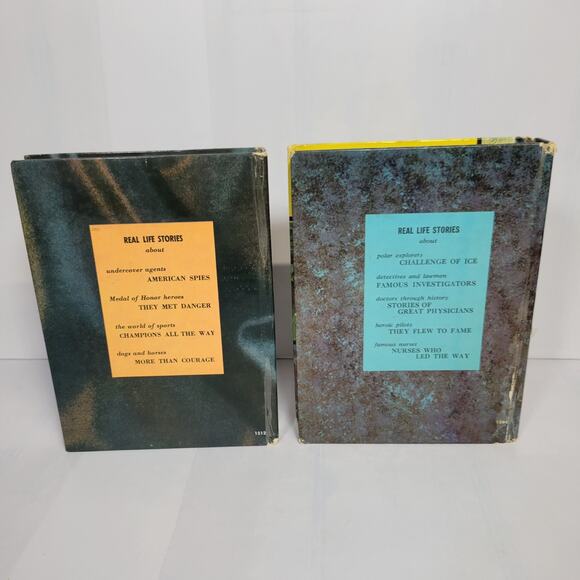 2 Vintage Whitman Books Real Life Stories American Spies Famous/Investigators - Picture 4 of 4